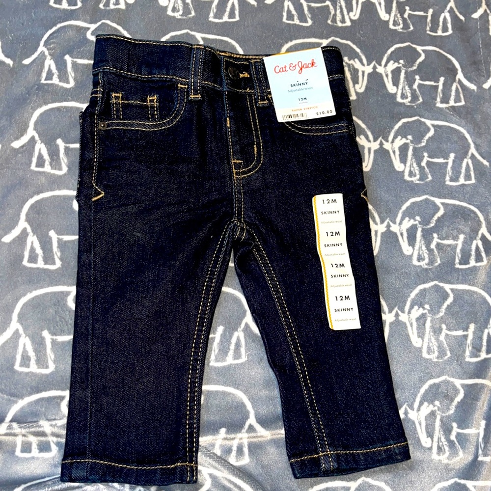 Skinny jeans size 12 months